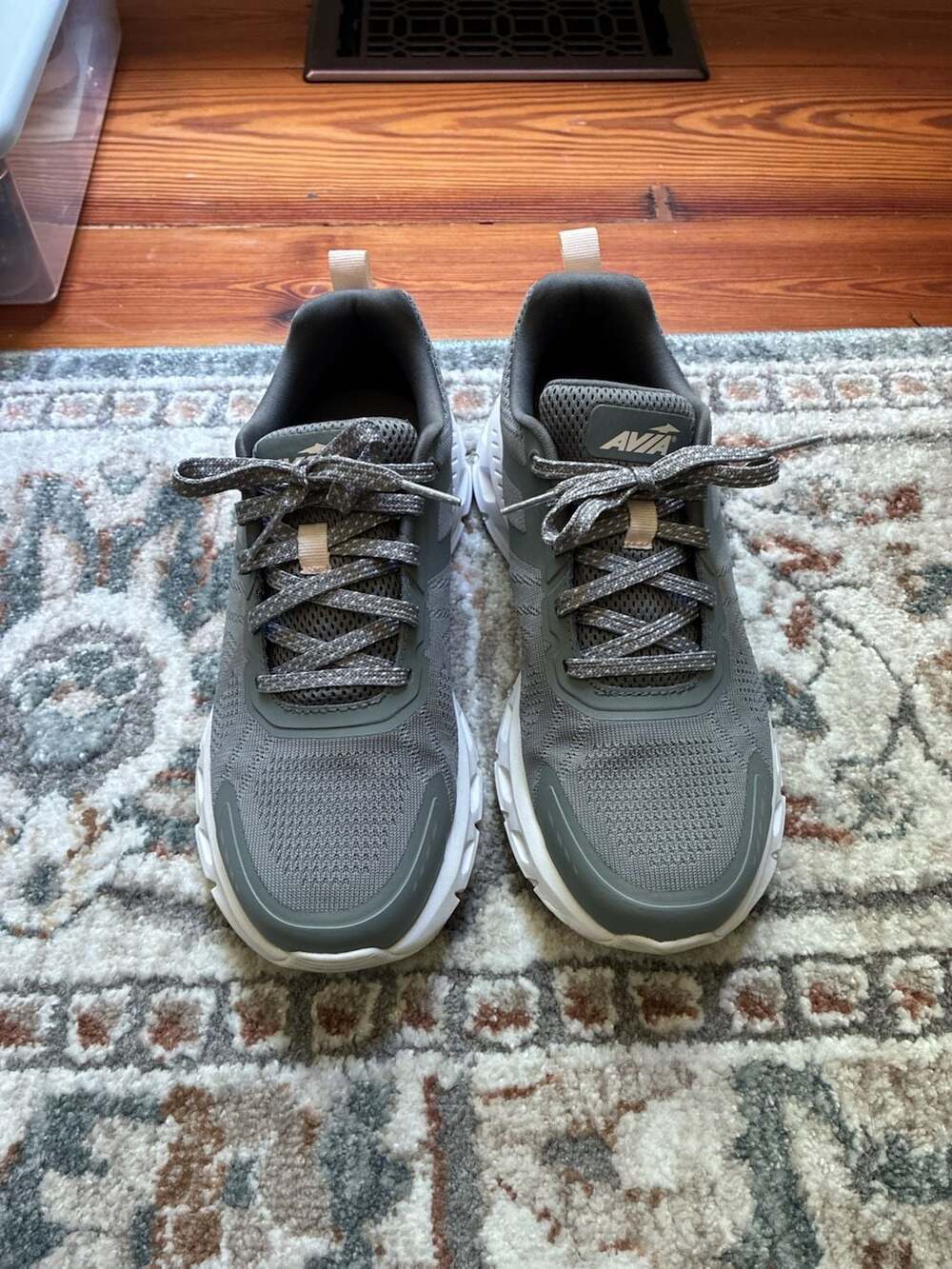Avia Women's Size 9 Gray Athletic Running Sneakers - Picture 2 of 7